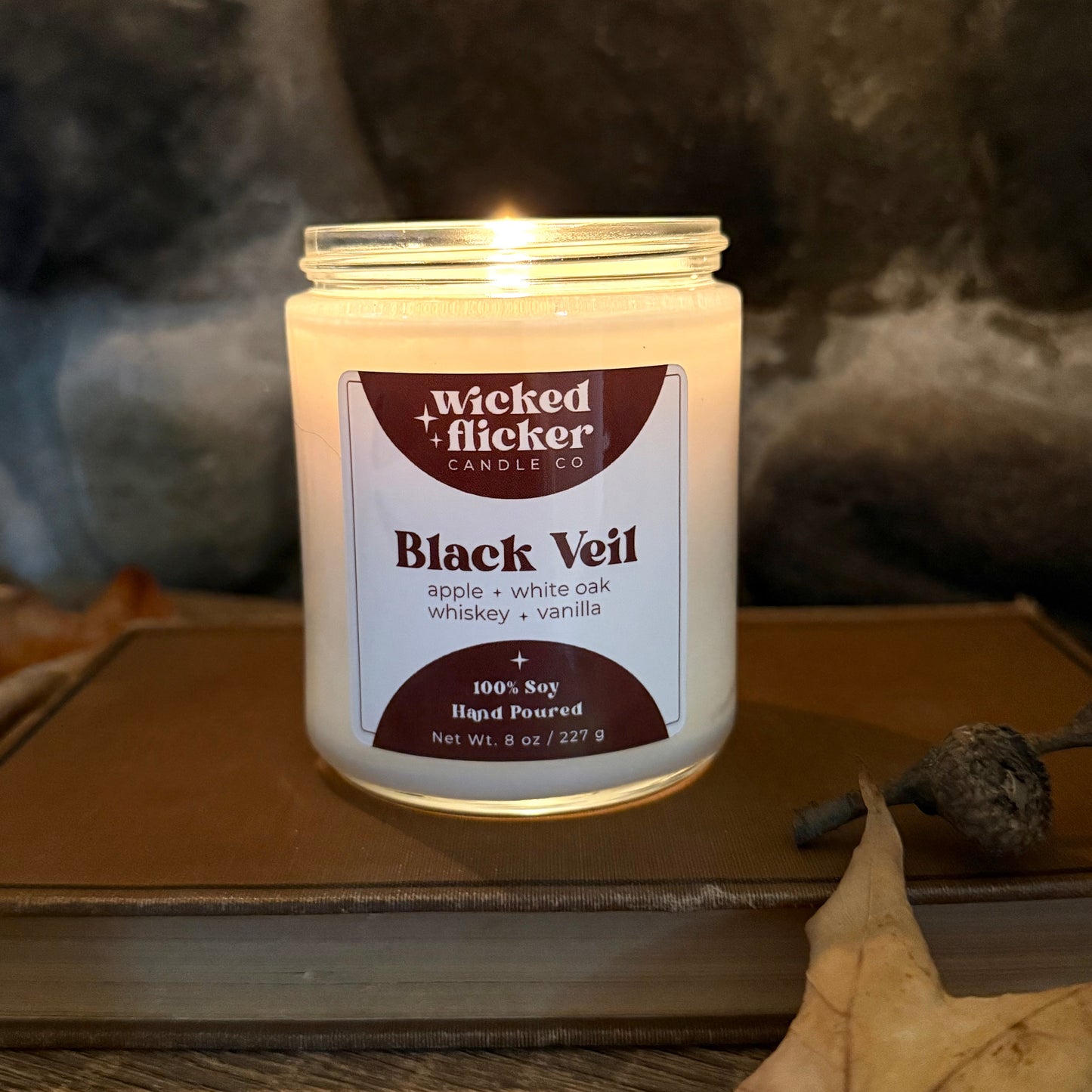 Black Veil Soy Candle