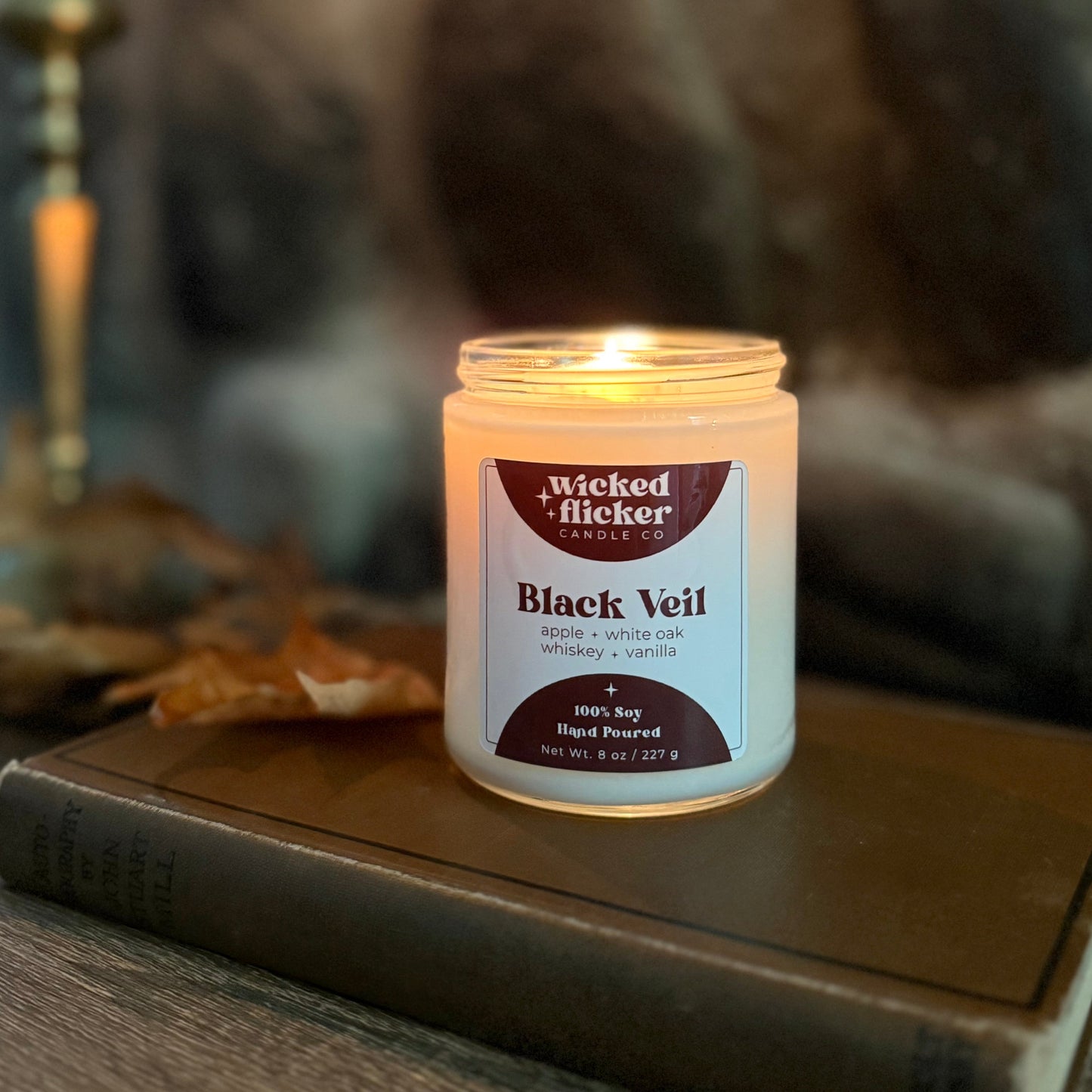 Black Veil Soy Candle