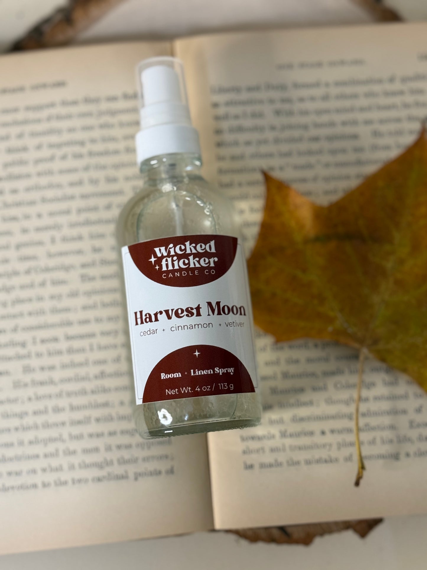 Harvest Moon 4oz Room & Linen Spray