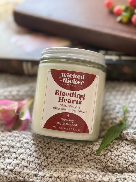 Bleeding Hearts 8oz Candle