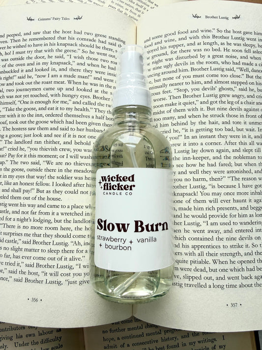 Slow Burn 4oz Room & Linen Spray