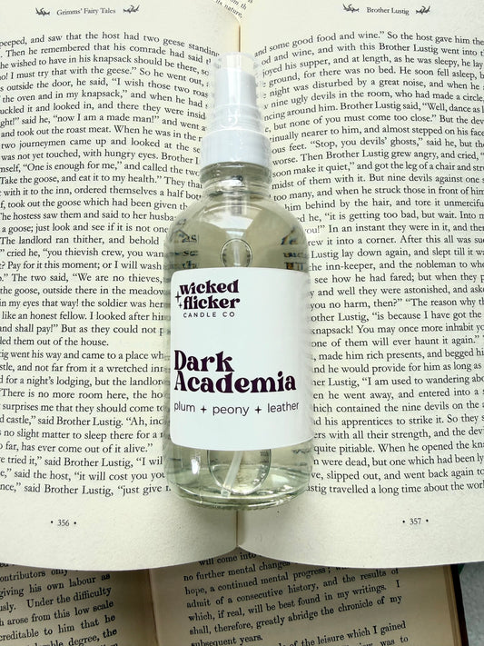 Dark Academia 4oz Room & Linen Spray
